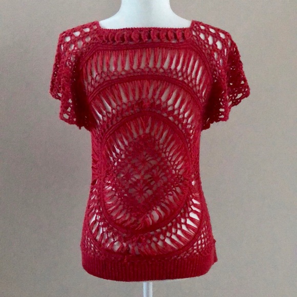 COCO ROJA acrylic loose short sleeves - Picture 2 of 7